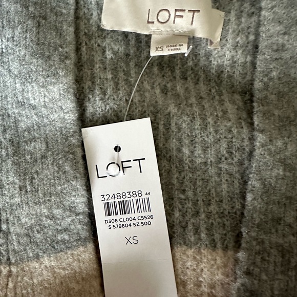 NWT Loft Striped Color Block Cardigan - Picture 10 of 11